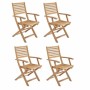 Chaise de jardin 57 x 52 x 90 cm (4 Pièces)