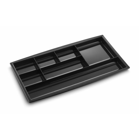 Organizador de Cajones Cep 1014940161 185 x 344 x 20 mm Negro Poliestireno Plástico