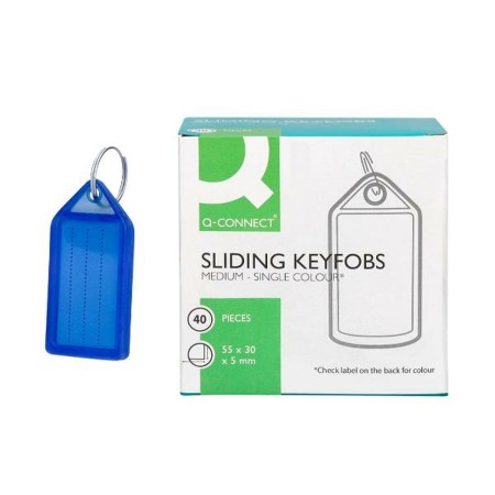 Porte-clés Q-Connect KF10480 (40 Unités)