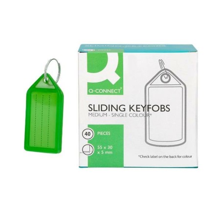 Porte-clés Q-Connect KF10482 (40 Unités)