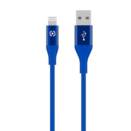 Cable Lightning Celly USBLIGHTCOLORBL Azul oscuro 1 m (1 unidad)