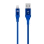 Câble Lightning Celly USBLIGHTCOLORBL Bleu foncé 1 m (1 Unité)