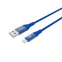 Cable Lightning Celly USBLIGHTCOLORBL Azul oscuro 1 m (1 unidad)