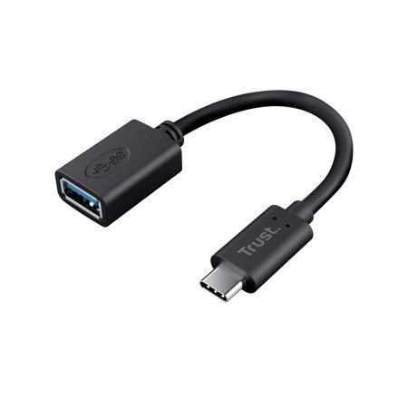 Adaptador USB a USB-C Trust 20967 Negro