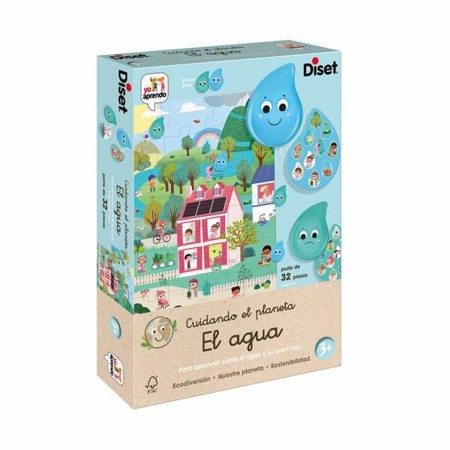 Puzzle Diset Cuidando el planeta. El agua. 32 Pièces