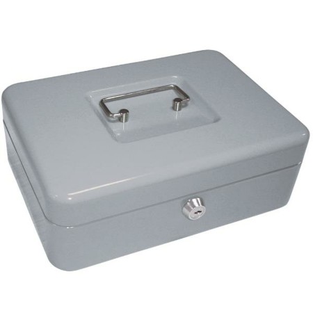 Boîte sécurité Q-Connect KF03323 Gris Métal 250 x 180 x 90 mm