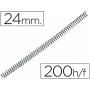 Reliures spirale Q-Connect KF04436 Métal Ø 24 mm (100 Unités)