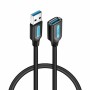 Cable Alargador USB Vention CBHBF 1 m Negro (1 unidad)