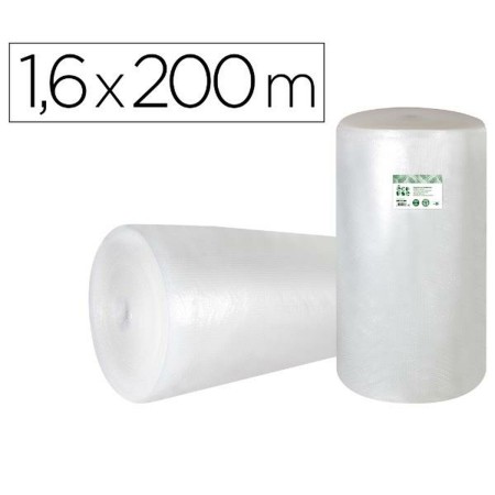 Plástico de burbujas para embalar Liderpapel BU28 Transparente 1,60 x 200 m