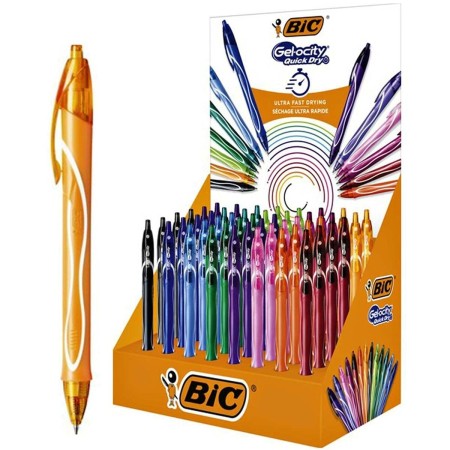 stylo à encre liquide Bic 964785 1 mm Multicouleur (48 Unités)