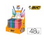 stylo à encre liquide Bic 964785 1 mm Multicouleur (48 Unités)