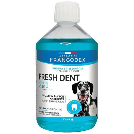 Enjuague Bucal Francodex Fresh dent 500 ml Gato Perro