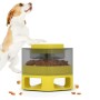 Mangeoire pour chiens Doggy Village Auto-Buffet Jaune 50 x 28 x 50 cm