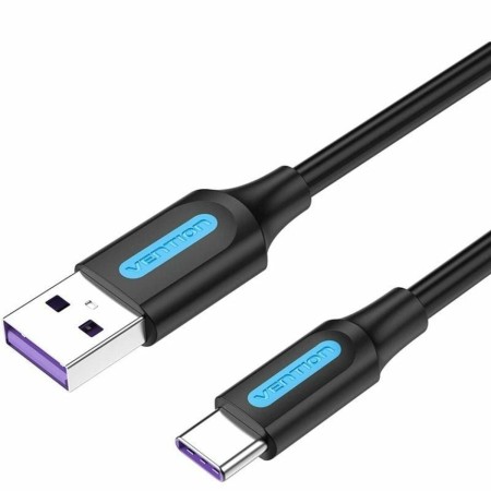 Cable USB A a USB-C Vention CORBG Negro 1,5 m