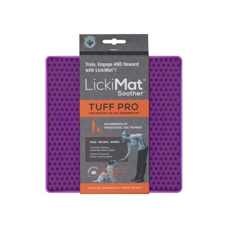 Mangeoire pour chiens Lickimat Violet polypropylène TPR