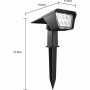 Lampe solaire Lumisky Curtis Gris (2 Unités)