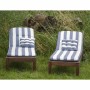 Coussin pour chaise longue Jardin Prive Bleu 180 x 56 x 10 cm