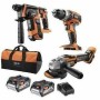 Set de taladro y accesorios AEG Powertools