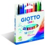 Crayons gras de couleur Giotto F281200 (12 Pièces)