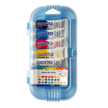 Gouache Giotto F30350000 7,5 ml Multicouleur 5 Pièces