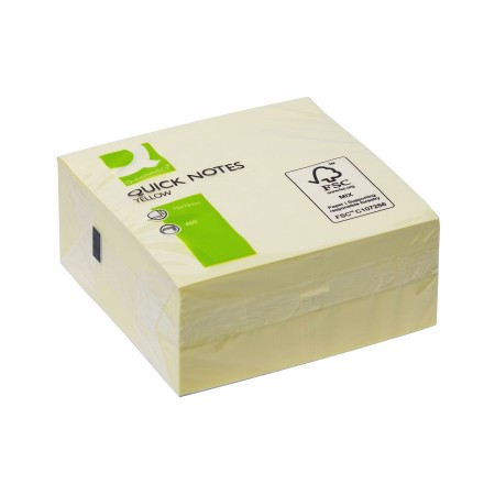 Notes Adhésives Q-Connect KF01346 Jaune 76 x 76 mm