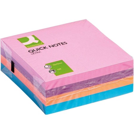 Notes Adhésives Q-Connect KF02514 76 x 76 mm Multicouleur