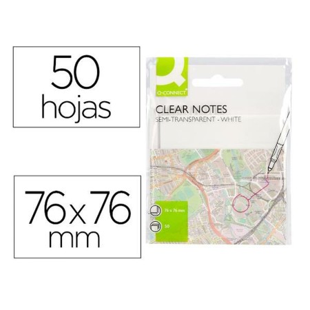 Notas Adhesivas Q-Connect KF10370 Blanco 76 x 76 mm