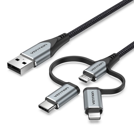 Câble USB Vention 1 m Gris