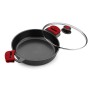 Casserole avec Couvercle en Verre BRA A410524 Noir 300 g