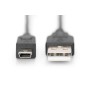 Cable USB a Mini USB Assmann AK-300130-018-S Negro 1,8 m