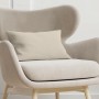 Housse de coussin Decolores Lucea Beig C Beige 30 x 50 cm 100 % coton