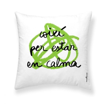 Housse de coussin Decolores Calma 50 x 50 cm Coton Catalan