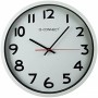 Horloge Murale Q-Connect KF15591 Argenté Ø 34 cm Plastique