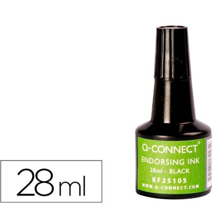 Recharge d'encre Q-Connect KF25105 Noir 28 ml