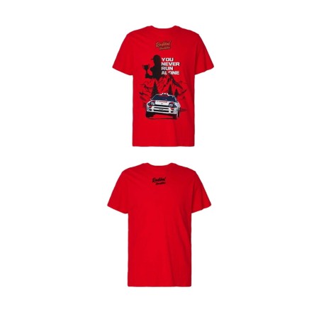 T-shirt à manches courtes homme RADIKAL YOU NEVER RUN ALONE Rouge XXL