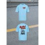 Camiseta de Manga Corta Hombre RADIKAL Bear Azul cielo M