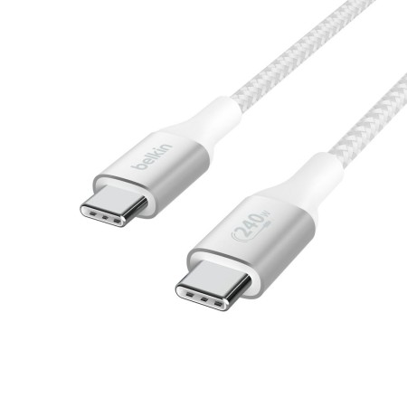 Cable USB-C Belkin CAB015BT1MWH 1 m Blanco (1 unidad)