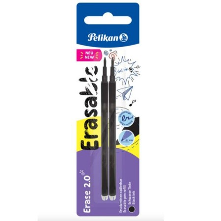 Recharge pour stylo Pelikan 9585019 0,7 mm Noir (2 Unités)