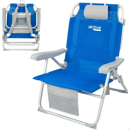 Silla Plegable Aktive XXL Azul Gris (Reacondicionado C)