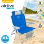 Chaise Pliante Aktive XXL Bleu Gris (Reconditionné C)