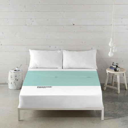 Drap Pantone Calm Sea (Lit de 135)