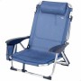 Chaise Pliante Colorbaby Bleu foncé 51 x 45 x 76 cm Plage