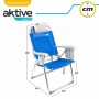 Chaise Pliante Colorbaby Bleu 47 x 63 x 99 cm Plage