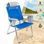 Chaise Pliante Colorbaby Bleu 47 x 63 x 99 cm Plage