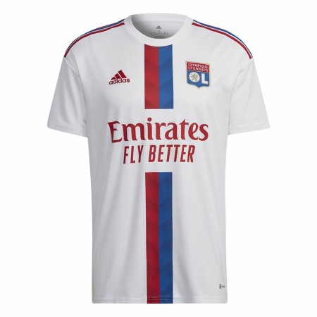 Maillot de Football à Manches Courtes pour Homme Adidas Olympique de Lyon 22/23 First Kit