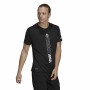 Camiseta de Manga Corta Hombre Adidas Agravic Negro