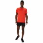 Camiseta de Manga Corta Hombre Asics Core Rojo