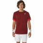T-shirt à manches courtes homme Asics Court Rouge foncé Tennis