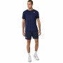 Camiseta de Manga Corta Hombre Asics Court Azul marino Tenis