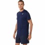 T-shirt à manches courtes homme Asics Court Blue marine Tennis